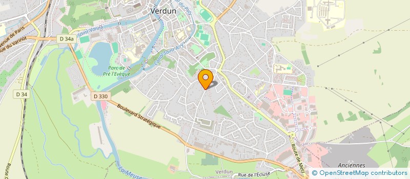 localisation de l'entreprise CEDYO à VERDUN