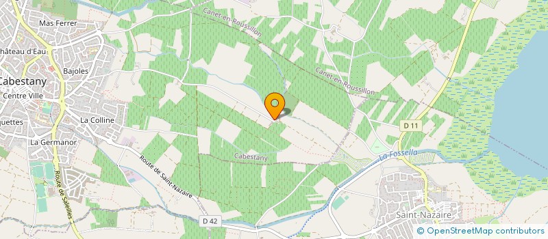 localisation de l'entreprise CEE  CABESTANY