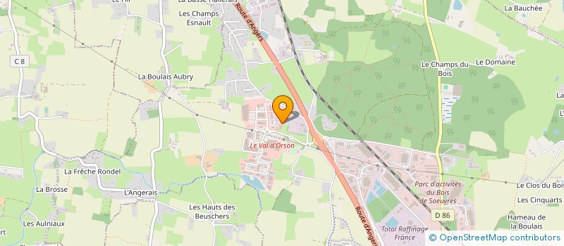 localisation de l'entreprise CEE ADMINISTRATION  ST JACQUES DE LA LANDE