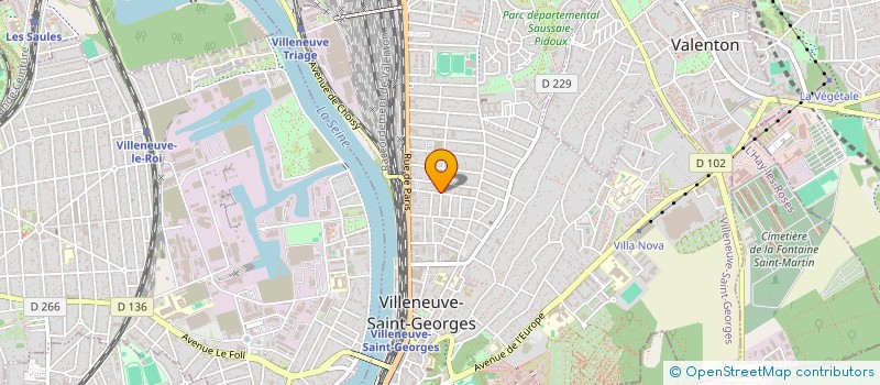 localisation de l'entreprise CEE INSPECTION  VILLENEUVE-SAINT-GEORGES