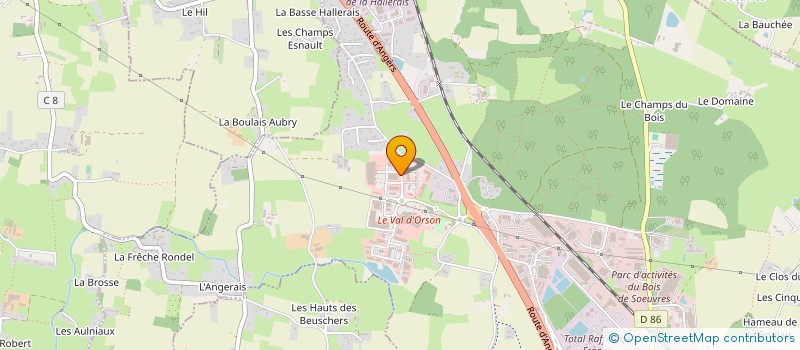 localisation de l'entreprise CEE PARC EOLIEN MOHON  ST JACQUES DE LA LANDE