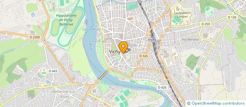 localisation de l'entreprise CEEL BIO à VICHY