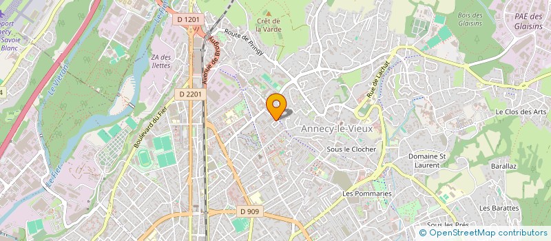 localisation de l'entreprise CEELOS CONSULTING à ANNECY