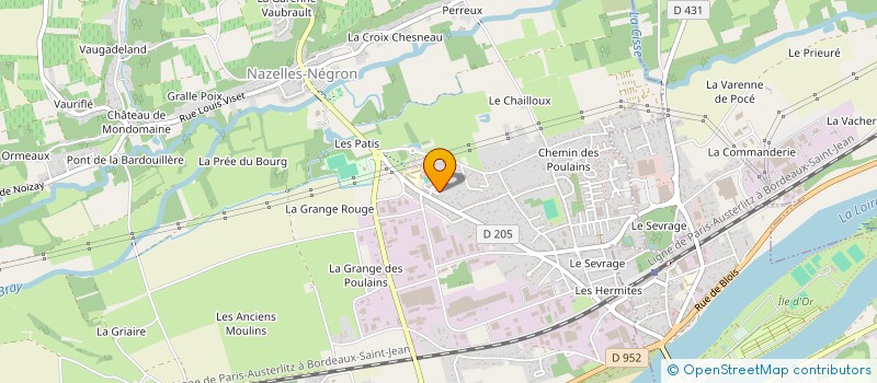 localisation de l'entreprise CEEM  NAZELLES-NEGRON