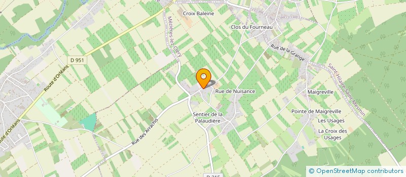 localisation de l'entreprise CEEN MENUISERIE  OLIVET