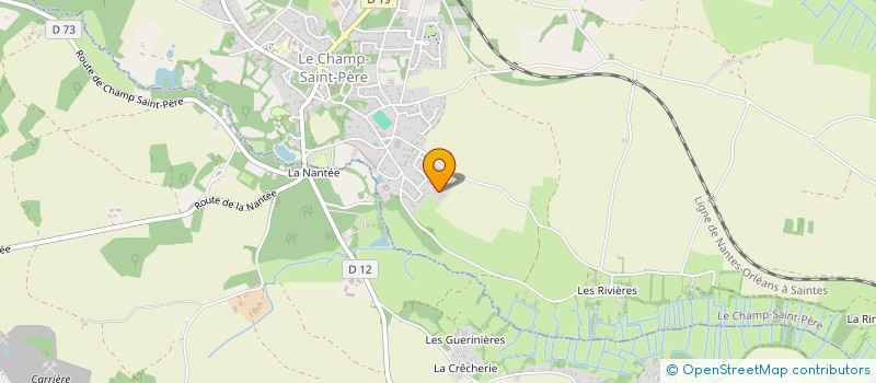 localisation de l'entreprise CEEO  LE CHAMP-SAINT-PERE