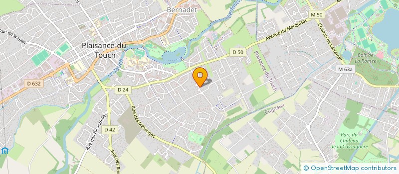 localisation de l'entreprise CEEP à PLAISANCE-DU-TOUCH