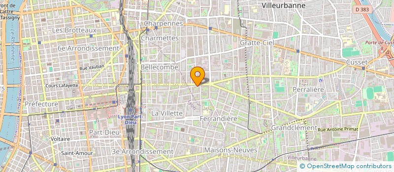 localisation de l'entreprise CEERCLE  LYON