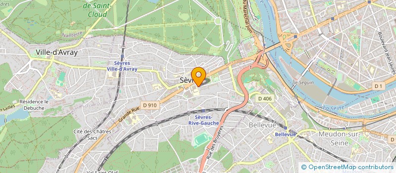 localisation de l'entreprise CEESLI à SEVRES