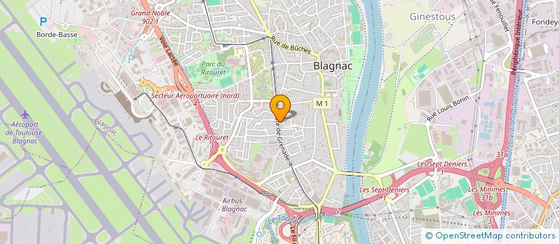 localisation de l'entreprise CEEU CONSULTING  BLAGNAC