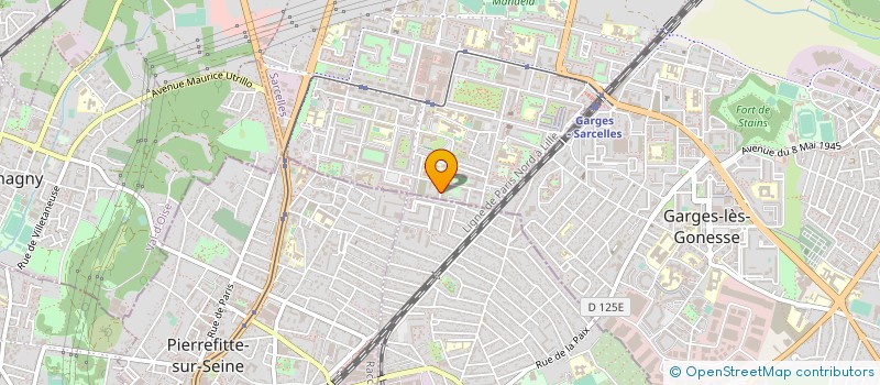 localisation de l'entreprise CEF ENERGIE  SARCELLES