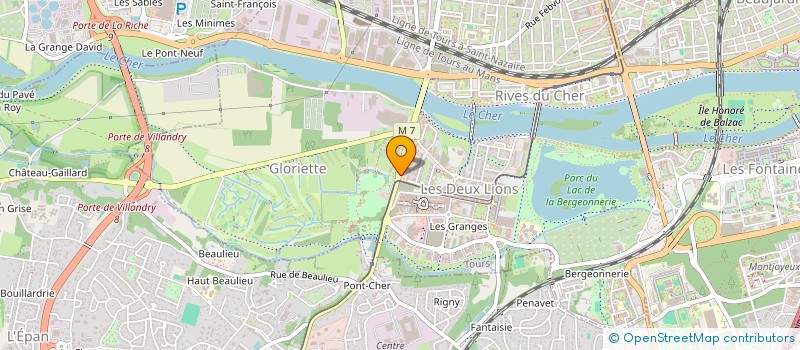 localisation de l'entreprise CEF'IMAGINE  TOURS