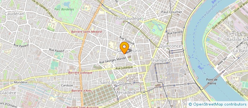 localisation de l'entreprise CEF IMMO  BORDEAUX