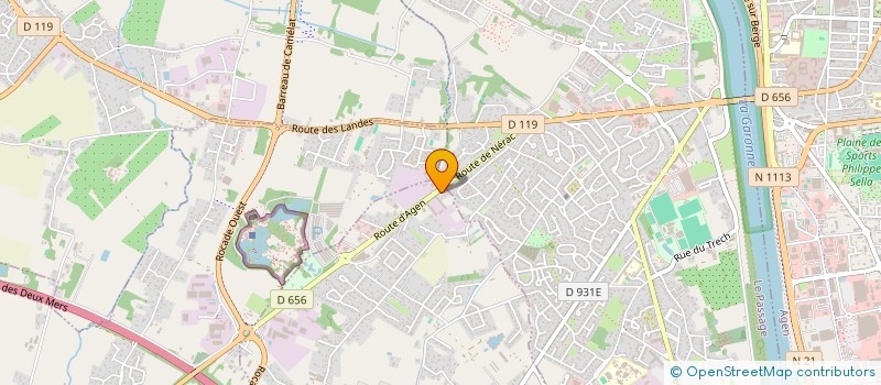 localisation de l'entreprise CEF INVEST  ESTILLAC