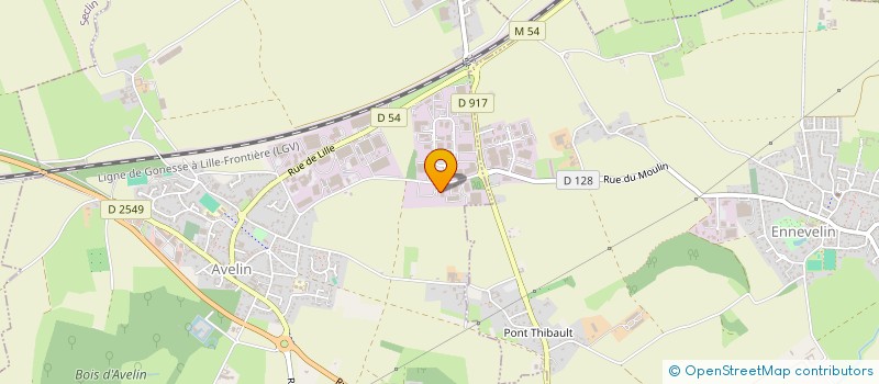 localisation de l'entreprise CEF NORD à AVELIN