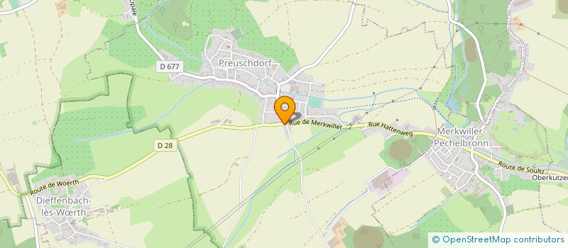 localisation de l'entreprise CEFA à SOULTZ-SOUS-FORETS