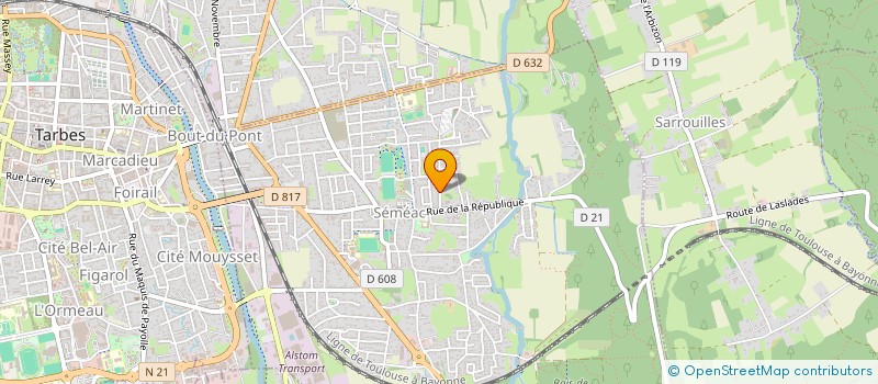 localisation de l'entreprise CEFA1503  SEMEAC