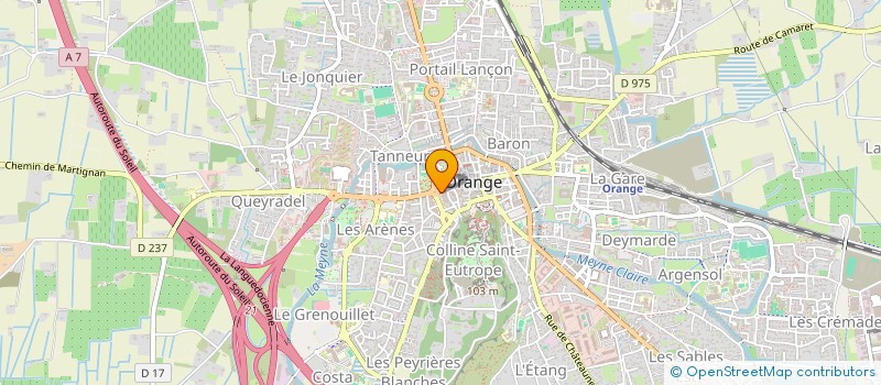 localisation de l'entreprise CEFAC THEATRE DU SABLIER à ORANGE