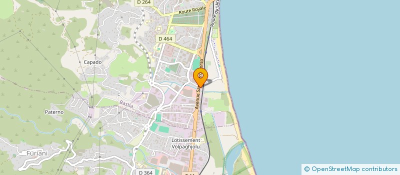 localisation de l'entreprise CEFAG à BASTIA