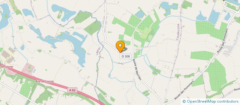 localisation de l'entreprise CEFALOC  CAUDECOSTE