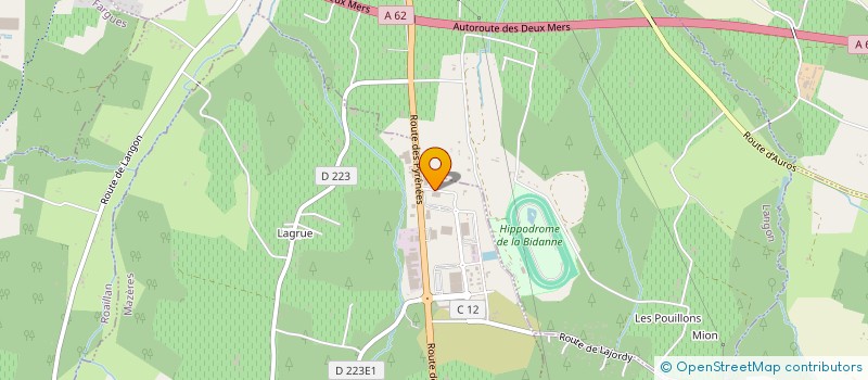 localisation de l'entreprise CEFAROMA  MAZERES