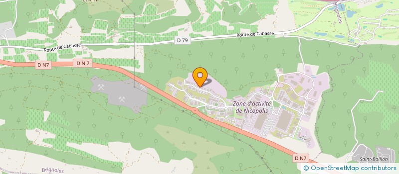 localisation de l'entreprise CEFAST INVEST à BRIGNOLES