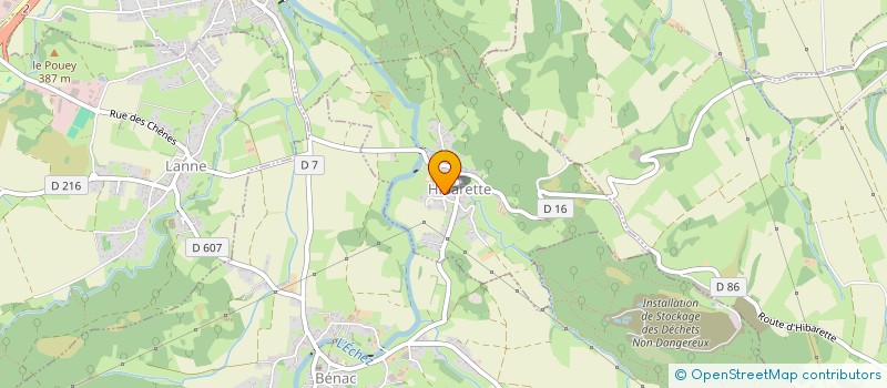 localisation de l'entreprise CEFED  HIBARETTE