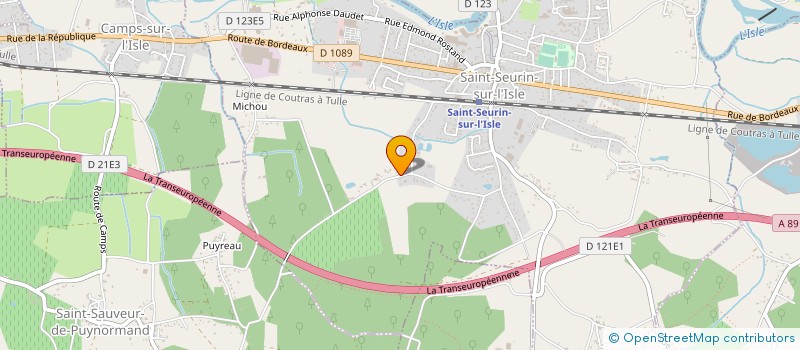 localisation de l'entreprise CEFERO  SAINT-SEURIN-SUR-L'ISLE