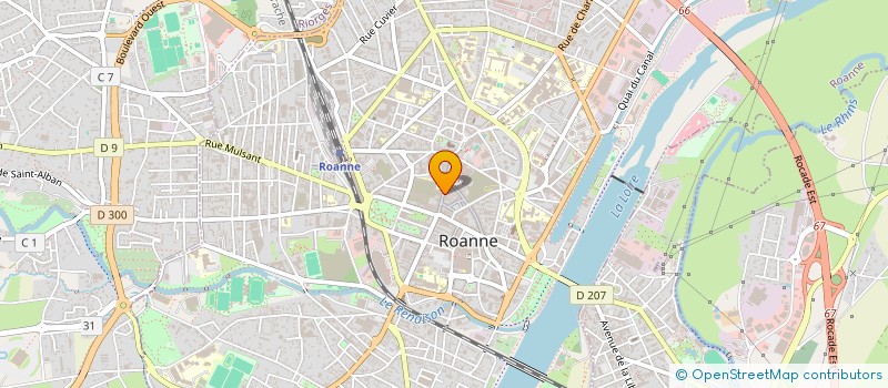 localisation de l'entreprise CEFF  ROANNE