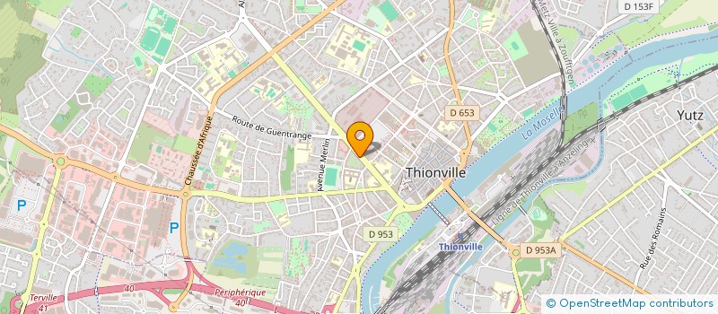 localisation de l'entreprise CEFI à THIONVILLE