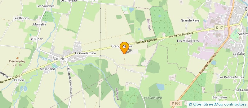 localisation de l'entreprise CEFIA GROUPE  BANEINS