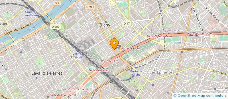 localisation de l'entreprise CEFICEM à CLICHY