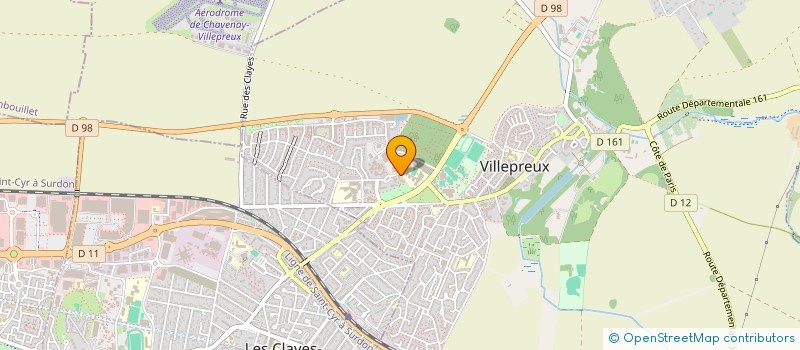 localisation de l'entreprise CEFICO  VILLEPREUX