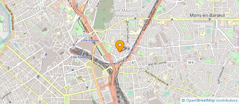 localisation de l'entreprise CEFID à LILLE