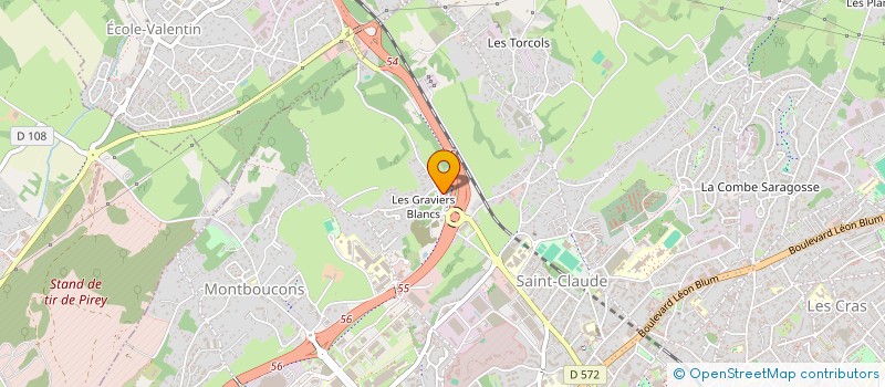 localisation de l'entreprise CEFIDEC à BESANCON