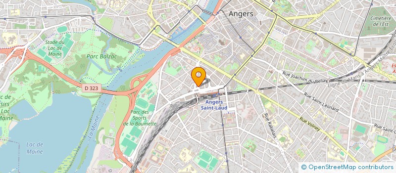 localisation de l'entreprise CEFII à ANGERS