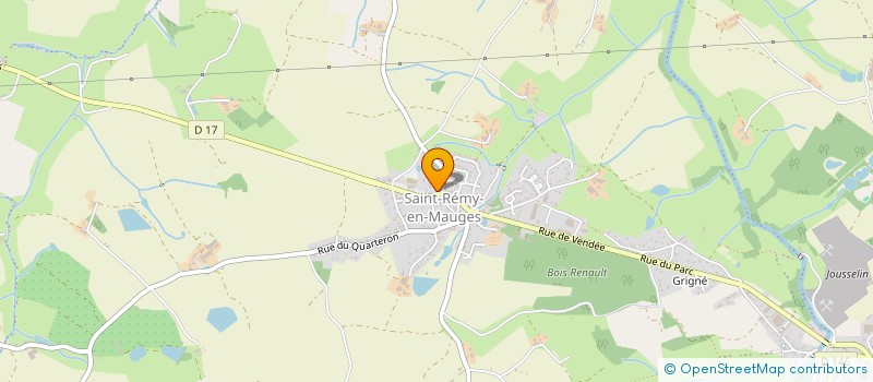 localisation de l'entreprise CEFIL  MAUGES-SUR-LOIRE