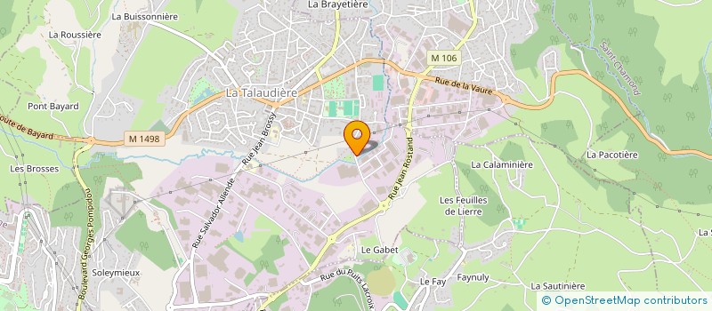localisation de l'entreprise CEFIMECA à LA TALAUDIERE