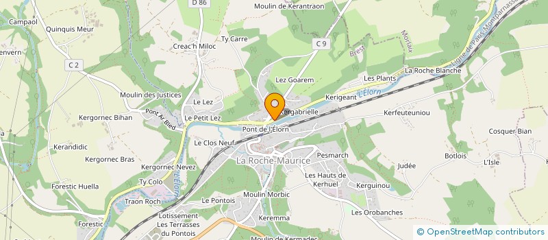 localisation de l'entreprise CEFIR ASSOCIATION  LA ROCHE-MAURICE