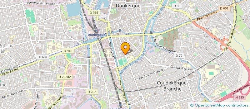 localisation de l'entreprise CEFIR HABITAT à DUNKERQUE