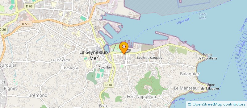 localisation de l'entreprise CEFJ à LA SEYNE-SUR-MER