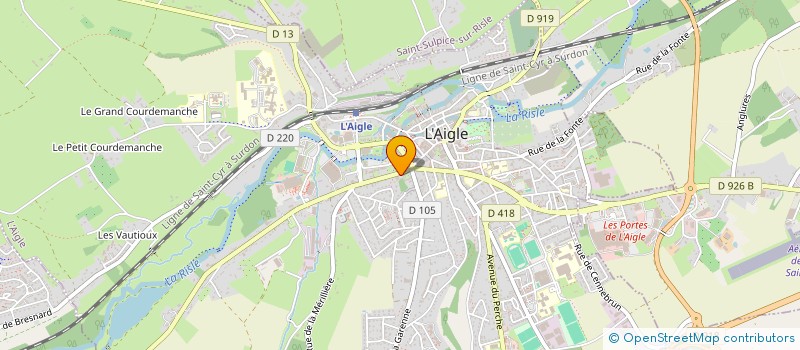 localisation de l'entreprise CEFLO à L'AIGLE