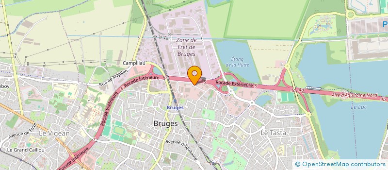 localisation de l'entreprise CEFLO  BRUGES