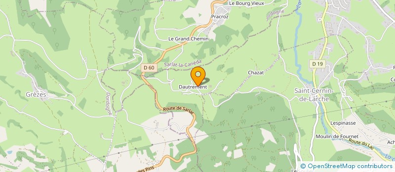 localisation de l'entreprise CEFLO  LARCHE