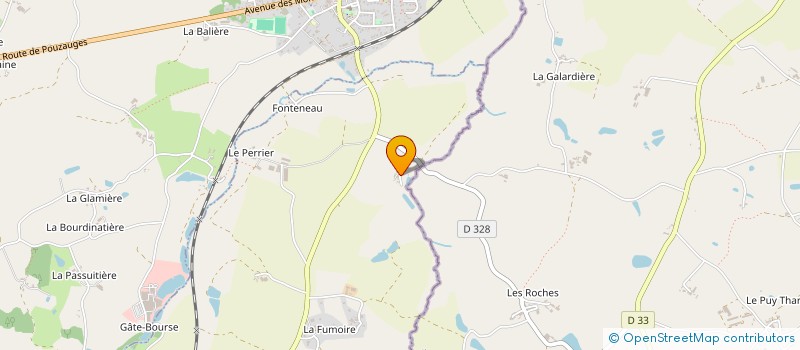 localisation de l'entreprise CEFLO  MONTOURNAIS