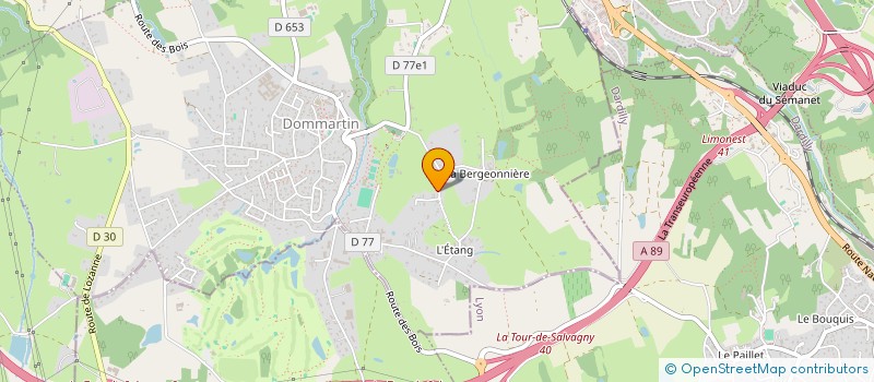 localisation de l'entreprise CEFLOSYLDA  DOMMARTIN