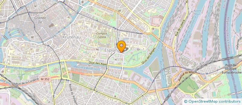 localisation de l'entreprise CEFODE - COOPERAT & FORMAT AU DEVELOP à STRASBOURG