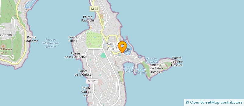 localisation de l'entreprise CEFOLIAC  SAINT-JEAN-CAP-FERRAT