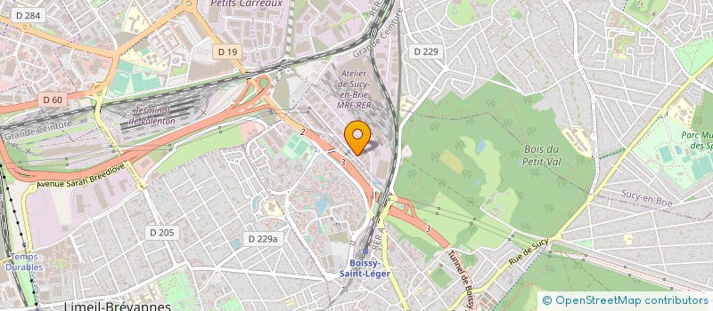 localisation de l'entreprise CEFOP à BOISSY-SAINT-LEGER