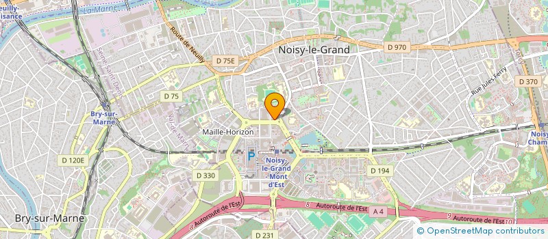localisation de l'entreprise CEFOR INFORMATIQUE à NOISY-LE-GRAND